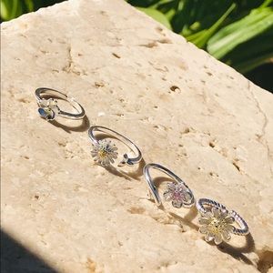 LAST SET❗️Silver Spring Boho Jewelry Ring Stack